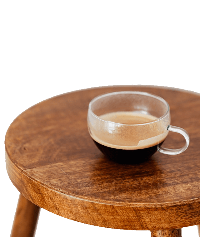 In this example, we make only the external pixels transparent in the image by using the "External Pixel Coverage" option. This option allows us to remove the outer white-gray pixels of the wall while preserving the same white-gray pixels of the coffee cup and table. We select the color of the wall by simply clicking on the image and add 10% similar shades to the removal. Additionally, we refine the edges of the table by smoothing the edge line by 3 pixels. (Source: Pexels.)
