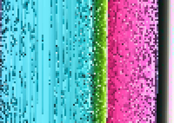In this example, we sort an image of three colorful kettlebells in blue, green, and pink colors by their color temperature. Color temperature is how warm (orange/yellow/pink) or cool (blue) the pixels look. First, the pixels are grouped into 6×6 pixel blocks, and then they are sorted across all columns from cooler to warmer hues. As a result, the blue kettlebell's pixels shift to the left, the green ones to the center, and the pink ones to the right. Additionally, grayscale pixels with tones close to black and almost white (the 12% closest tones to black and white) are moved out of the sorted pixel sequence and placed at the far right edge of the sorted output. (Source: Pexels.)
