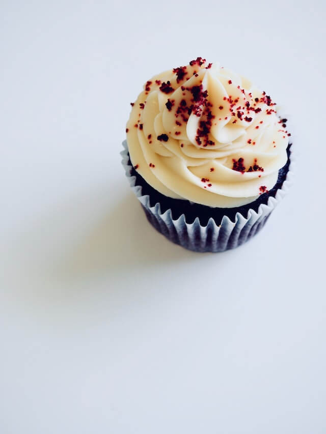 In this example, we create a binary image (also known as black and white) using the colors bisque and indigo instead of black and white. We enable the Atkinson dithering method and obtain a beautiful pixelated cupcake image. (Source: Pexels.)