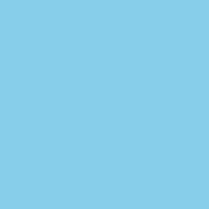 This example creates an empty image of size 300 by 300 pixels and fills it with a calming sky-blue color. The resulting image can be used as a precise spacer between any two objects.