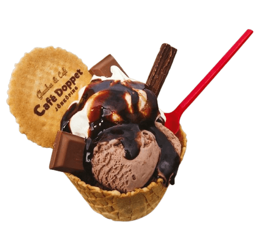 In this example, we upload a PNG image of our favorite ice cream (chocolate and cookies) on a transparent background, which we then turn into an opaque GIF. To replace the transparent regions of the PNG, we use a solid fill color called "BurlyWood", which we enter in the options. To be absolutely sure that the output file doesn't contain any transparency, we select the "Deactivate GIF Transparency" option, which sets the transparency flag to false in the GIF file header. (Source: Pexels.)