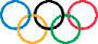 In this example, we input base64-encoded text data to decode and visualize the corresponding image. As seen in the output, it is an image of the Olympic rings, which we save in JPEG format. (Source: Wikipedia.)