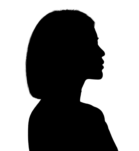 In this example, we use our silhouette maker tool to generate a cool avatar for a social network. We turn a profile portrait of a girl into an elegant black-and-white avatar image. The avatar delicately conveys the person's facial features without revealing their identity. (Source: Pexels.)