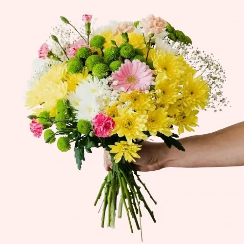 In this example, we add a translucent/semi-transparent fill to a WebP image of a flower bouquet. First, we select a suitable shade of misty rose color from the palette, and then we adjust the alpha channel slider to a value of 0.6. As a result, we get a WebP image with a light pink background that is 40% transparent or and 60% opaque. (Source: Pexels.)