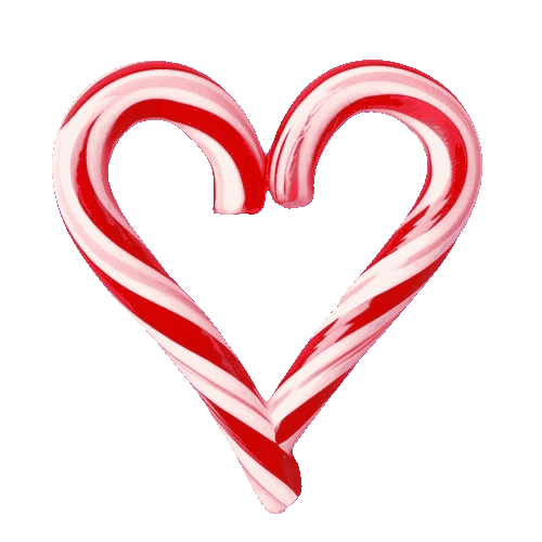 In this example, we convert a transparent WebP sticker of a candy cane heart into a transparent GIF sticker. As GIF supports only single-color transparency, we set the background color to blue as it's not used in the sticker, and the program turns all blue pixels into a transparent GIF background. (Source: Pexels.)