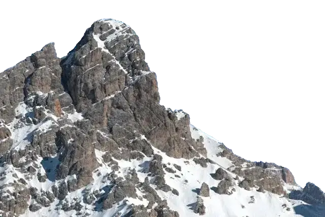 In this example, we remove the color from the upper part of a WebP photo and make the sky transparent. By simply clicking on the sky-blue color in the input editor, the tool selects all shades of sky above a snowy mountain and makes it fully transparent. For a more professional result, we increase the color similarity index to 18% and apply the edge smoothing effect with a radius of 1 pixel. (Source: Pexels.)