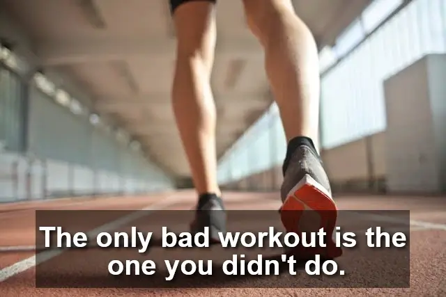 In this example, we create a motivational poster to inspire people to exercise. We enter a quote in the text label option and place it at the bottom of the WebP photo. For the label's background, we use the translucent color "rgba(0, 0, 0, 0.5)". The text itself has white letters, and to enhance its contrast, we add a shadow to it. The result is a beautiful WebP poster with a powerful quote that can be printed and hung as a poster on a wall. (Source: Pexels.)