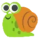 In the input of this example, we load a lengthy base64-encoded string to see what it contains. The program automatically processes it, detects that it contains a WebP sticker of a cartoonish snail on a transparent background, and displays it in the output editor. (Source: Wikipedia.)