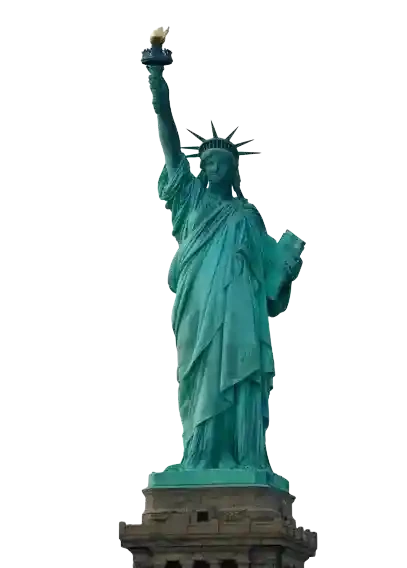 In this example, we apply an optimization algorithm to a WebP sticker of the Statue of Liberty on a transparent background. Typically, WebP stickers with transparency already have smaller file sizes due to the large number of identical transparent pixels. However, to reduce the size even further of this WebP, we lower the quality to 40%, which turns the 26.1kb sticker into an 18.1kb sticker. (Source: Pexels.)