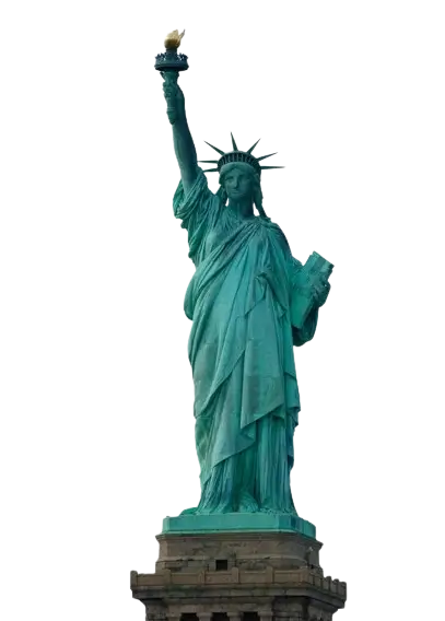 In this example, we apply an optimization algorithm to a WebP sticker of the Statue of Liberty on a transparent background. Typically, WebP stickers with transparency already have smaller file sizes due to the large number of identical transparent pixels. However, to reduce the size even further of this WebP, we lower the quality to 40%, which turns the 26.1kb sticker into an 18.1kb sticker. (Source: Pexels.)